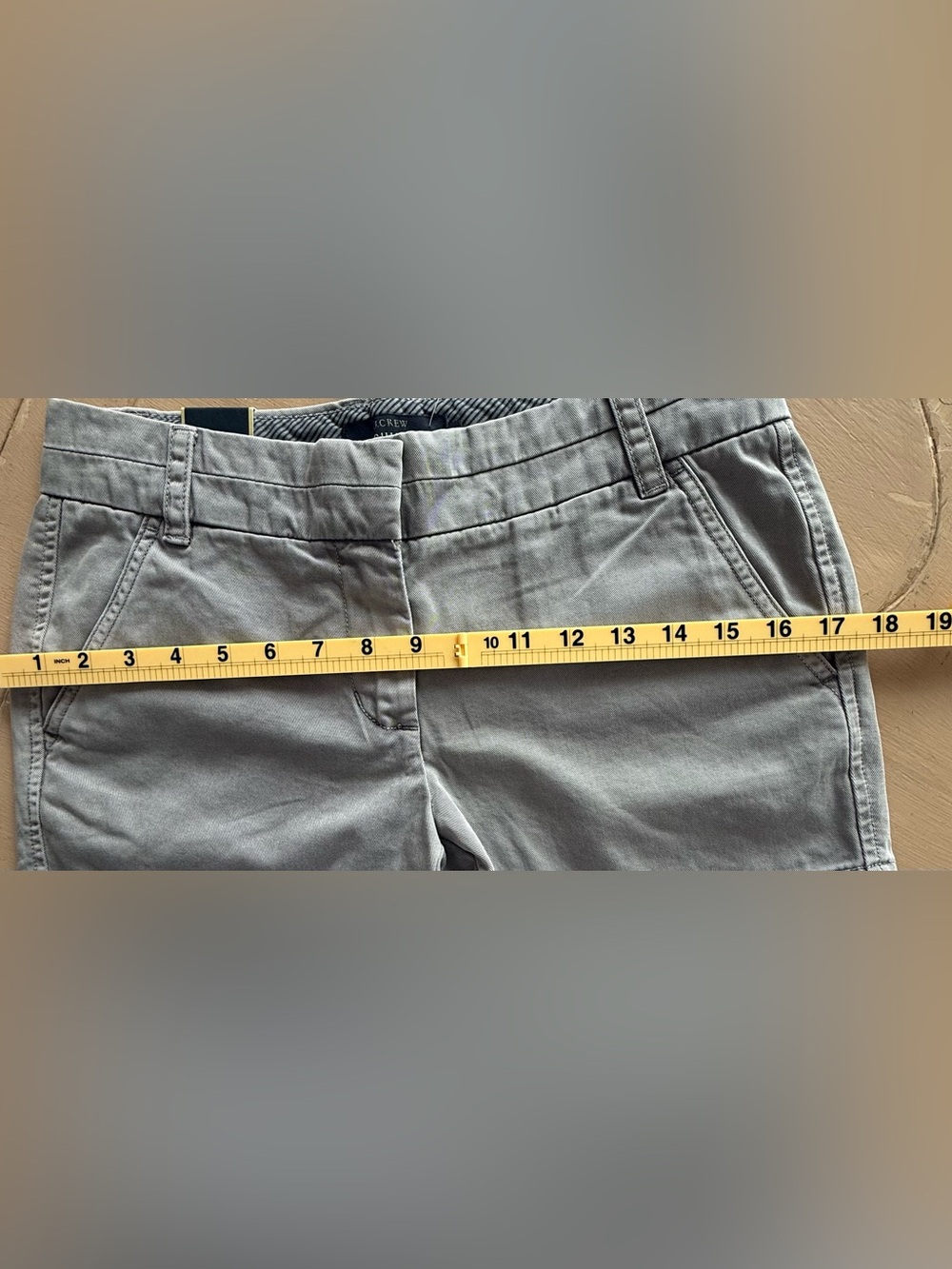 J. Crew Women's Light Gray Chino Shorts - Picture 5 of 8